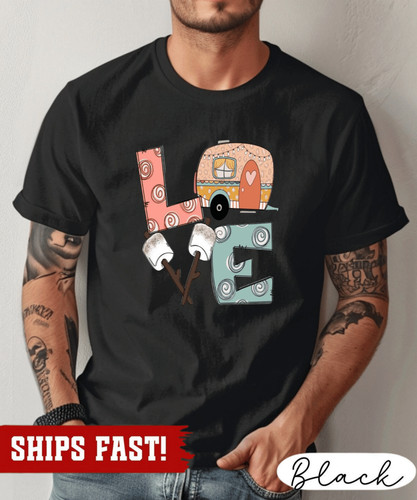 Love camper shirt travel - love,