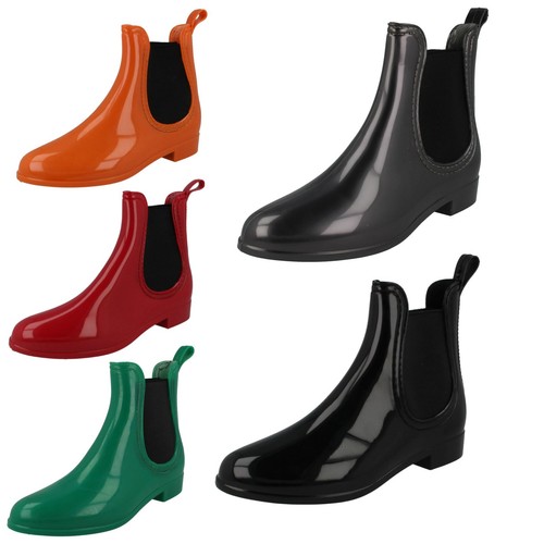 Ladies spot flat ankle - ladies, on