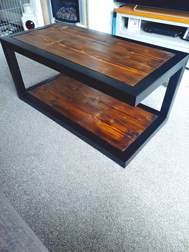 Rustic rectangular coffee - rustic,