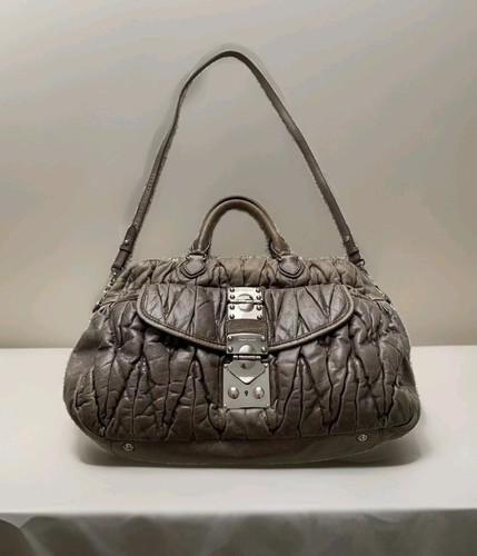 Miu matelasse - miu, gray
