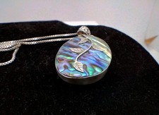 925 Sterling Silver Oval Paua