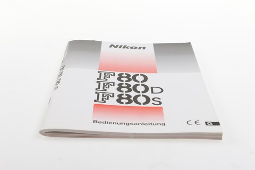Nikon f80 f80d - f80d, manual