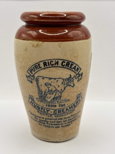 Old advertising cream pot