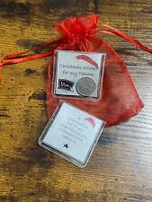 CHRISTMAS LUCKY Old Sixpence Coin For Teacher Nursery Assistant Keepsake Gift