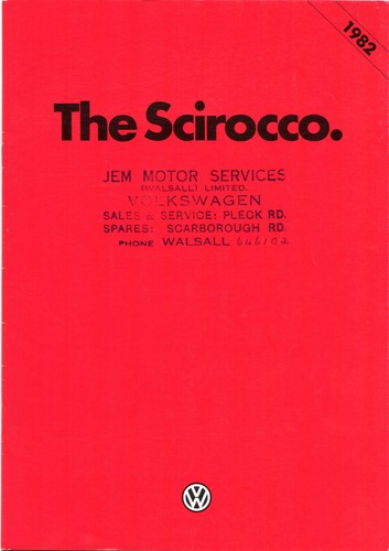 Volkswagen scirocco mk2 1982 - scirocco,