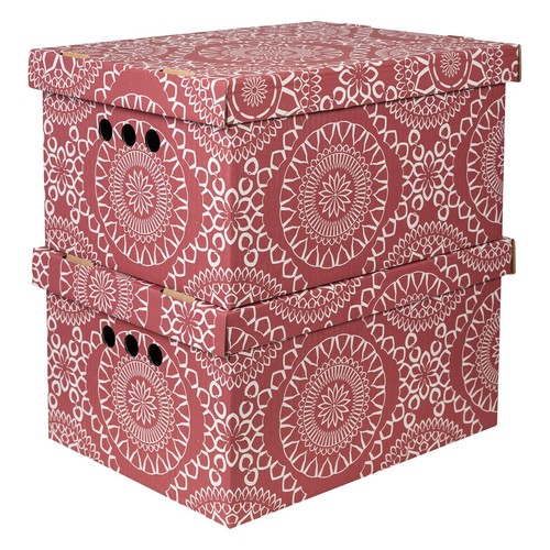 2pc decorative storage boxes - 2pc,