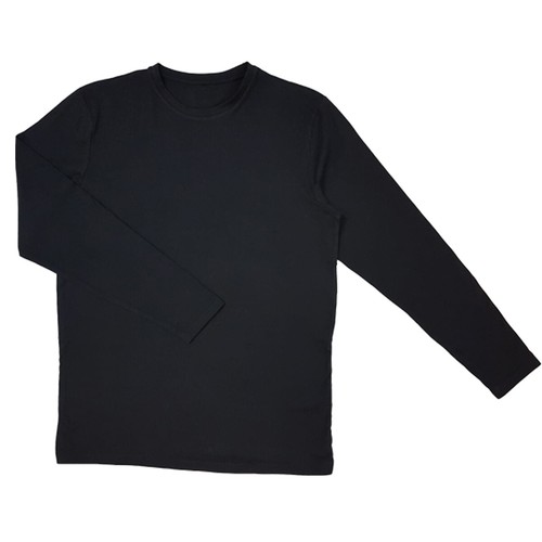 Mens long sleeve shirt plain - t,