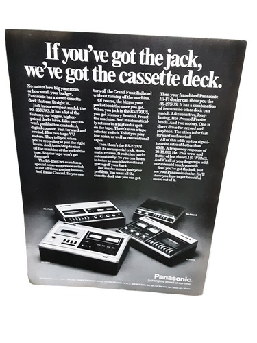 1971 panasonic cassette - 1971,