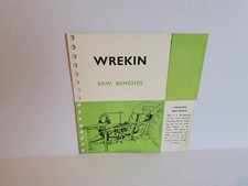 Wrekin saw bench forestry timber made at Wellington Shropshire tractor brochure