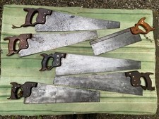 Antique Cross Cut Saws Disston Elsworth Warranted Superior FOR RESTORATION