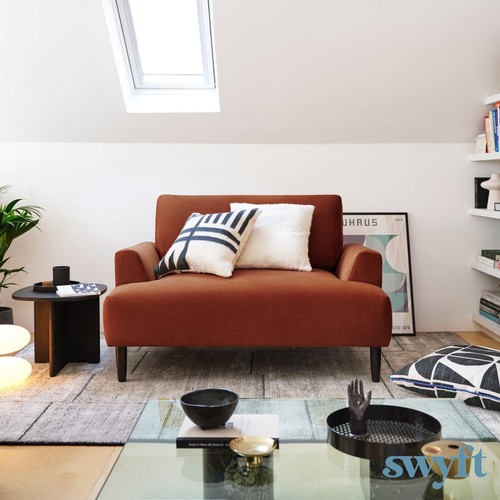 Swyft model brown velvet - swyft,