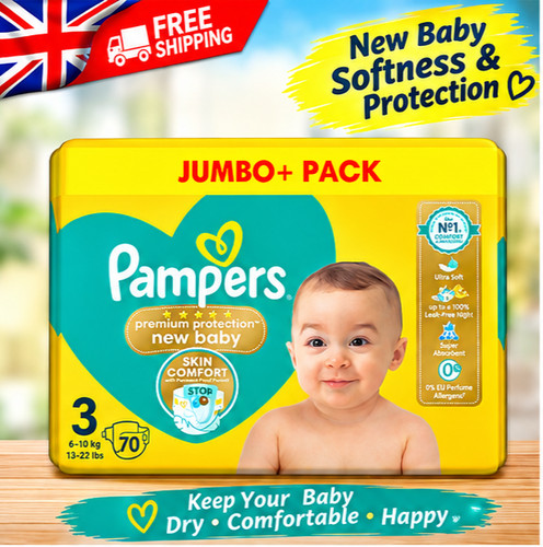 Pampers new baby size3 - pampers, nappy