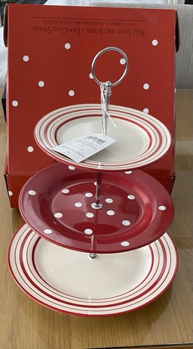 Laura ashley red cream spot - laura,