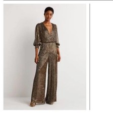 BODEN Plisse Palazzo Jumpsuit