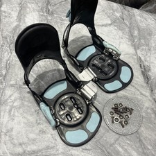 Drake Formula 200 black/ blue/Large snowboard step in bindings