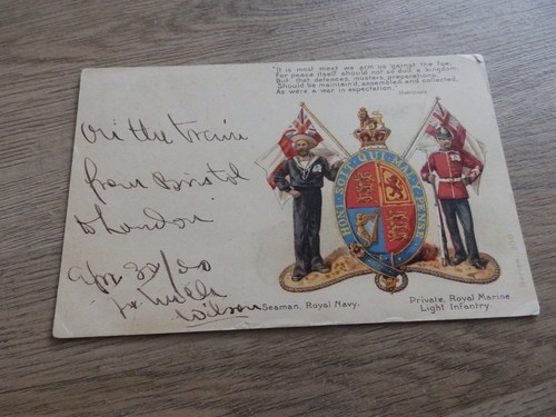 Postcard seaman royal - seaman,