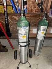 Oxygen tank cylinder size - , e