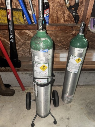 Oxygen tank cylinder size - , e