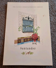 1962 S.S.Reina Del Mar Menu 7th June  Pacific Steam Navigation Co