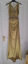 Gold evening gown size 6