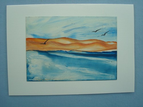 Original encaustic wax art - encaustic,