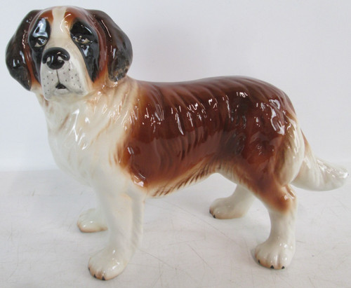 Vintage bernard dog large - vintage, st