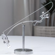 Desk Ornament Kinetic Fishing