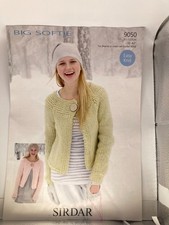 Sirdar Big Softie Knitting Pattern No: 9050; 32" to 42"