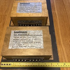 Vintage Pair of GOODMANS CROSSOVER NETWORK TYPE XO 950/5000-2  8-15 OHMS