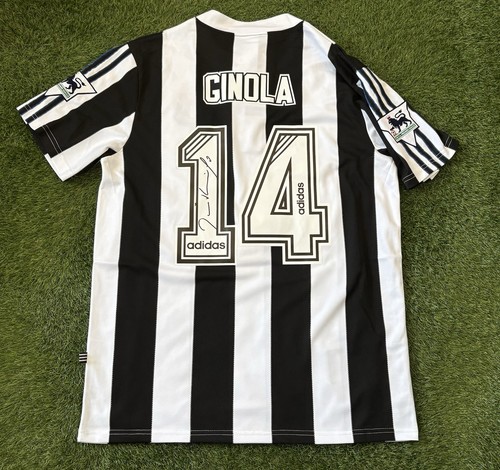 David ginola signed - signed, newcastle
