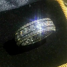 14K White Gold Over 2.40 Ct