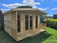 Summerhouse Shed Garden Summer House Delivery Charge In Description FITTED