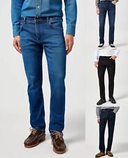Wrangler Jeans Greensboro Stretch Denim Pants Regular Straight Modern Tapered