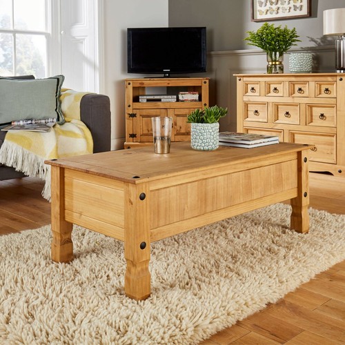 Corona solid pine living - pine,