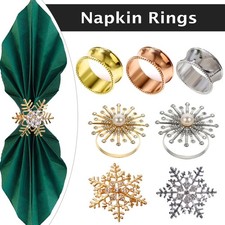 Alloy Serviette Napkin Rings