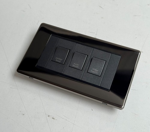 Screwless black nickel chrome - black,