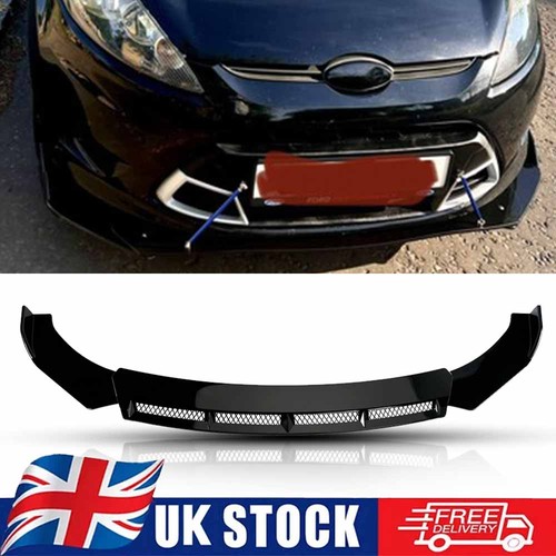 Glossy front bumper spoiler - front,