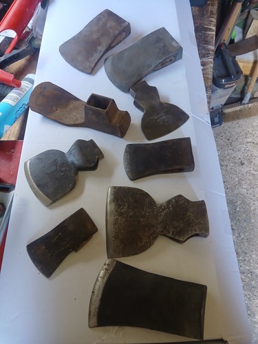 Vintage axe heads adze - x8,