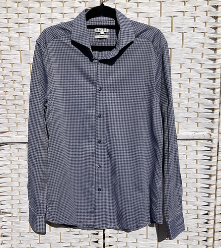 Reiss men blue houndstooth - reiss,
