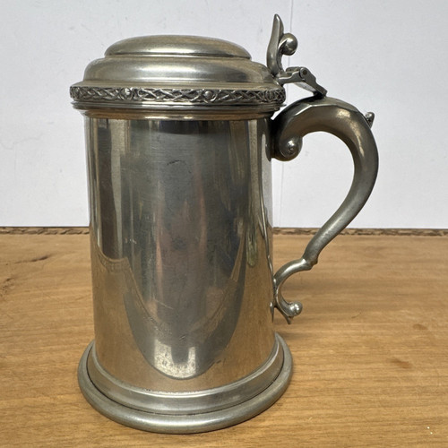 Antique pewter lidded - antique,