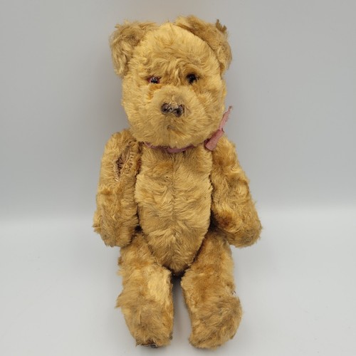 Vintage mohair teddy bear - mohair,