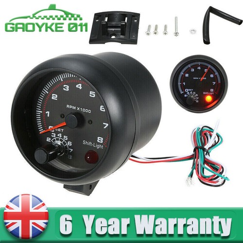 Red led car tachometer - .3.75'',