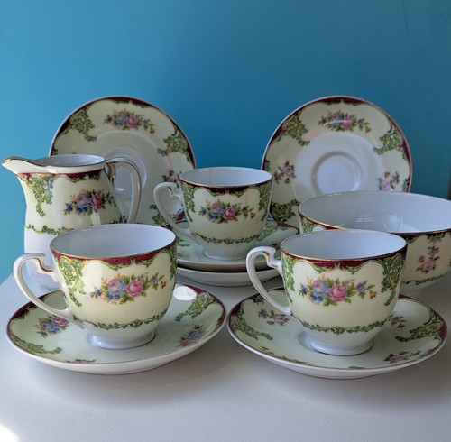 Noritake art deco roses - art,