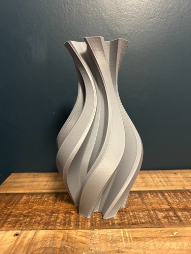 Printed vase swirl - 3d,