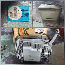  vintage 8MM Prinz L60 Cinekon Compact Movie projector.instructions original box