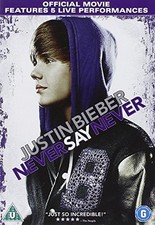 Justin Bieber - Never Say Never [DVD] - DVD  JIVG The Cheap Fast Free Post