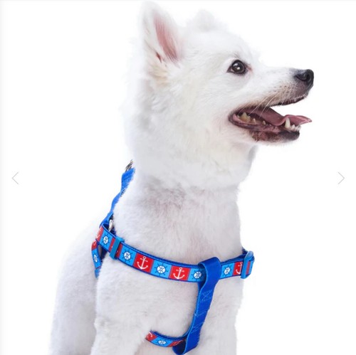 Nautical dog harnesses anchors - nautical,