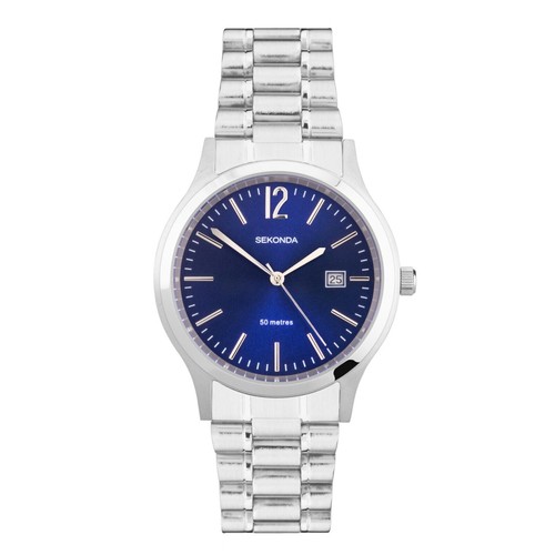 Sekonda gents watch with - gents, blue
