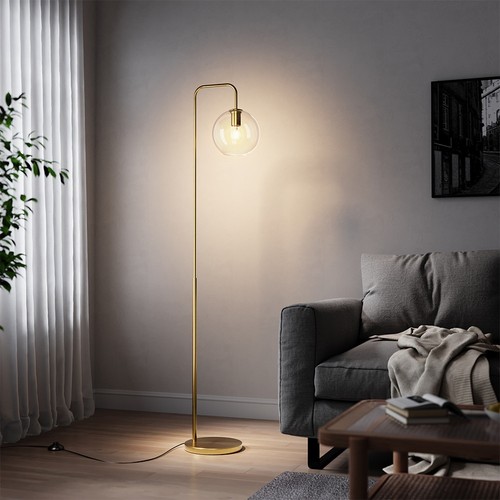 Gold arc floor - gold, modern
