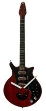 Queen Guitar Clock - Queen Red